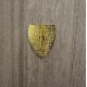 Metalen badges met lederen hoesje, 100% maatwerk