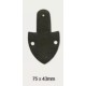 Metalen badges met lederen hoesje, 100% maatwerk