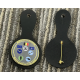 Metalen badges met lederen hoesje, 100% maatwerk