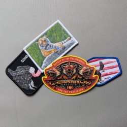 UV Geprinte Geborduurde Badges