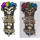ontwerp met complex details in geborduurde emblemen en badges of patches maken