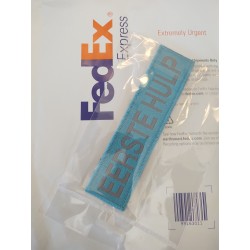 Geborduurde reflecterende badges