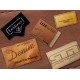 Leather badges, custom made