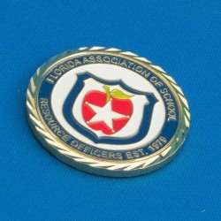Single Sided Enamel Coins