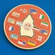 Enkelzijdig geëmailleerde munten