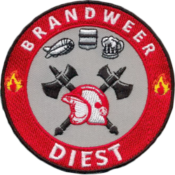 Brandweer Geborduurde badges, patches of emblemen, op maat gemaakt