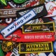 Geborduurde badges/patches met sleutelhanger